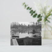 Mill lock, Harlow, Essex Postkarte (Stehend Vorderseite)