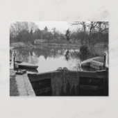 Mill lock, Harlow, Essex Postkarte (Vorderseite)