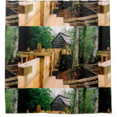 Mill Scene Duschvorhang (Vorderseite)