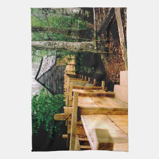 Mill Scene Geschirrtuch (Vertikal)