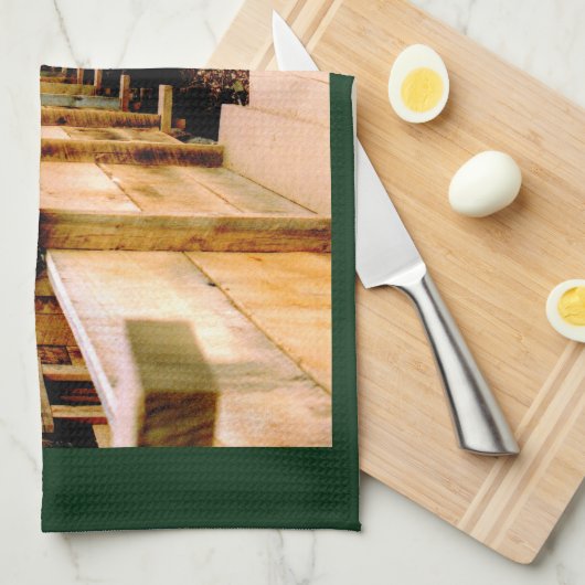 Mill Scene Geschirrtuch (Viertel Falte)