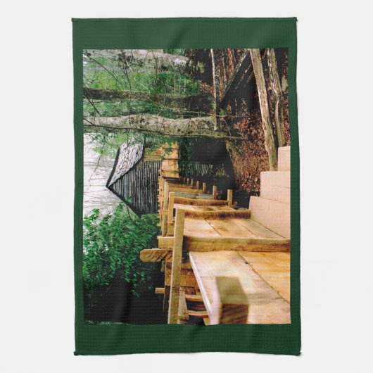 Mill Scene Geschirrtuch (Vertikal)