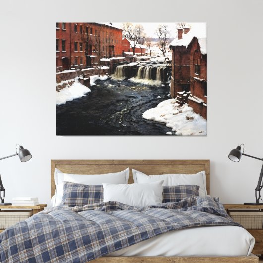 Mill Scene Leinwanddruck (Insitu (Schlafzimmer))