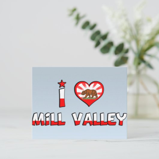 Mill Valley, CA Postkarte (Stehend Vorderseite)