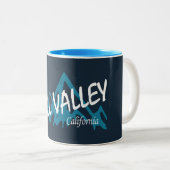 Mill Valley California Zweifarbige Tasse (VorderseiteRechts)