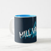 Mill Valley California Zweifarbige Tasse (Vorderseite Links)