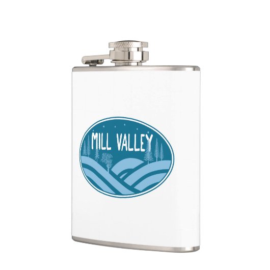 Mill Valley Kalifornien Außenbereich Flachmann (Links)