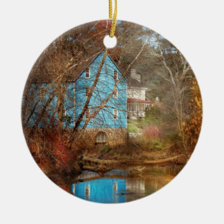 Mill - Walnford, NJ - Walnford Mill Keramik Ornament