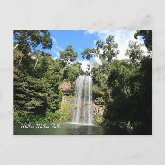 Millaa Millaa Falls, Queensland Australien Postkarte (Vorderseite)