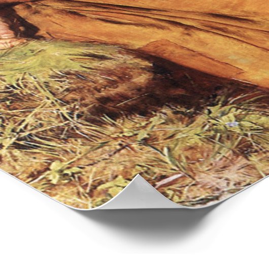 Millais - Das Blinde Mädchen 1856 Poster (Ecke)