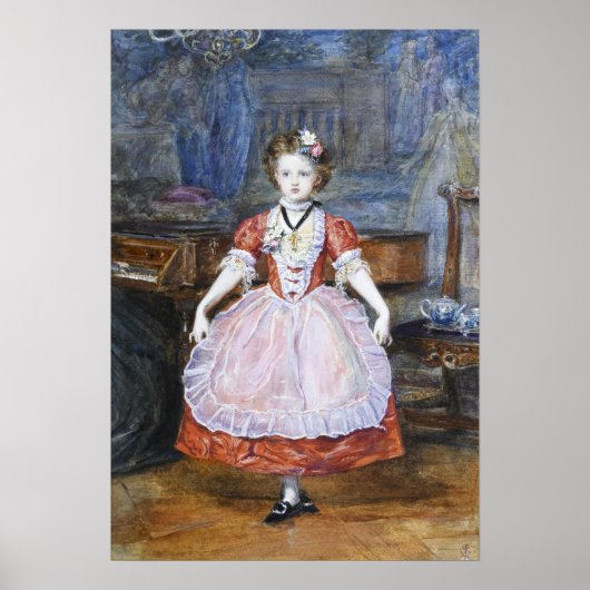 Millais - Das Minuet 1866 Poster (Vorne)