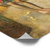 Millais - Der Tischlerladen Poster (Ecke)