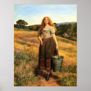 Millais - Die Bauerntochter Poster