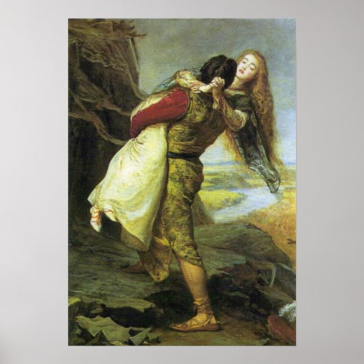 Millais - Die Krone der Liebe, 1875 Poster (Vorne)