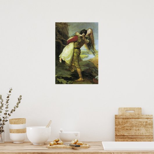 Millais - Die Krone der Liebe, 1875 Poster (Küche)