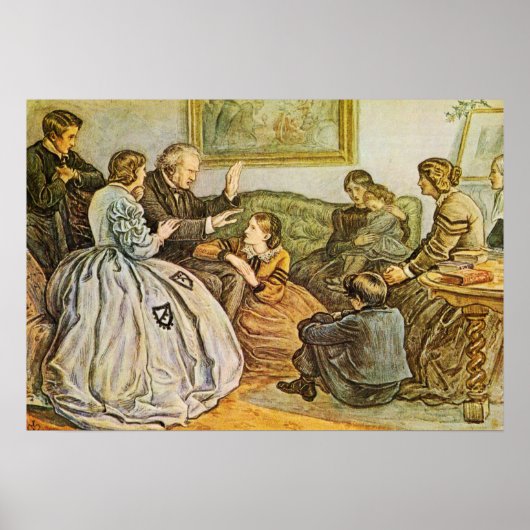 Millais - Eine Weihnachtsgeschichte 1862 Poster (Vorne)