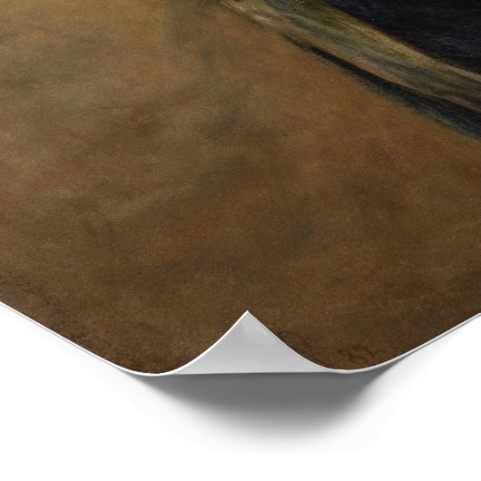 Millais - Gefangene Poster (Ecke)