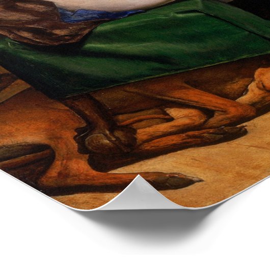 Millais - Isabella Poster (Ecke)