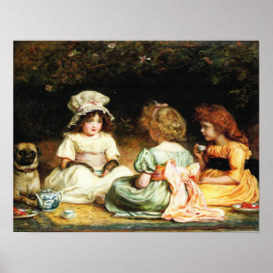 Millais - Nachmittags-Tee 1889 Poster