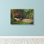 Millais Ophelia CC0496 Leinwanddruck (Insitu (Holzboden))