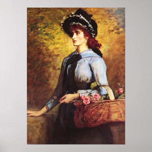 Millais - Sweet Emma Morland 1892 Poster (Vorne)