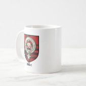 Millar Clan-Wappen-AbzeichenTartan Kaffeetasse (Vorderseite Links)