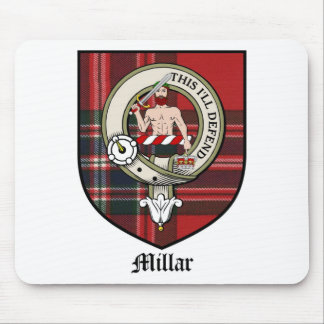 Millar Clan-Wappen-AbzeichenTartan Mousepad