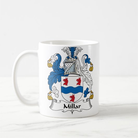 Millar Familienwappen Kaffeetasse (Links)