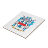 Millar Wappen - Familienwappen Fliese (Seite)