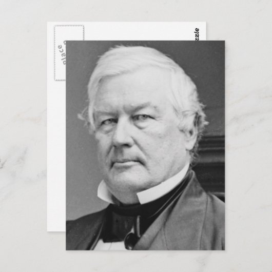 Millard Fillmore 13 Postkarte (Vorne/Hinten)