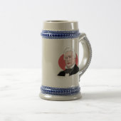 Millard Fillmore Bierglas (VorderseiteRechts)