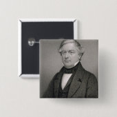 Millard Fillmore, graviert von Thomas B. Welch Button (Vorne & Hinten)