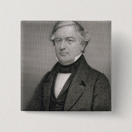 Millard Fillmore, graviert von Thomas B. Welch Button (Vorderseite)