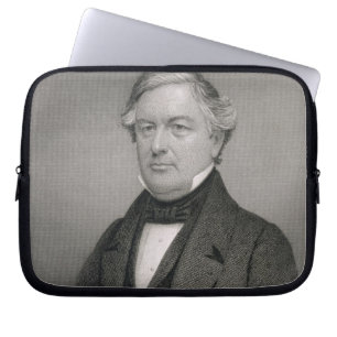 Millard Fillmore, graviert von Thomas B. Welch Laptopschutzhülle