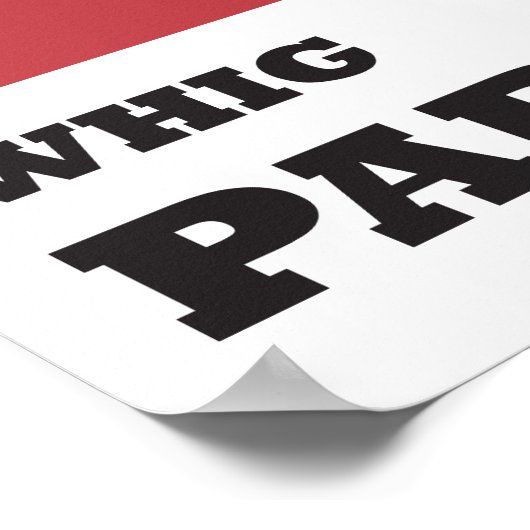 Millard Fillmore Präsidentschaftsgeschichte Poster (Ecke)