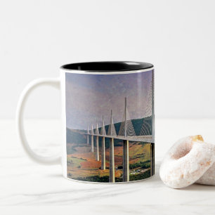 Millau Viaduct, Frankreich Zweifarbige Tasse