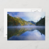 Millbancer See und Herbstfarben bei Sonnenaufgang, Postkarte (Vorne/Hinten)