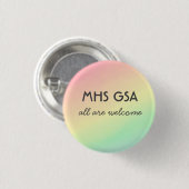 Millbrook Highschool GSA Knopf Button (Vorne & Hinten)