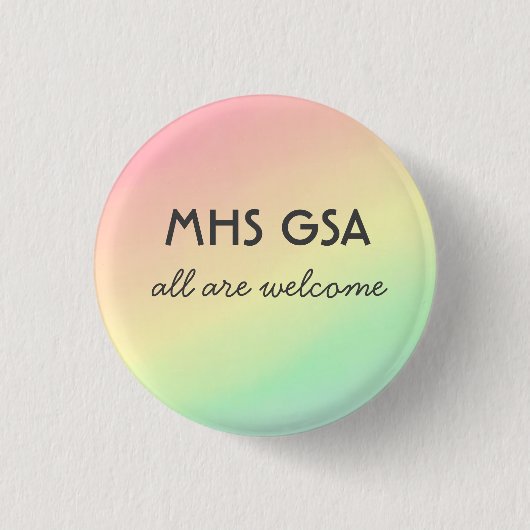 Millbrook Highschool GSA Knopf Button (Vorderseite)