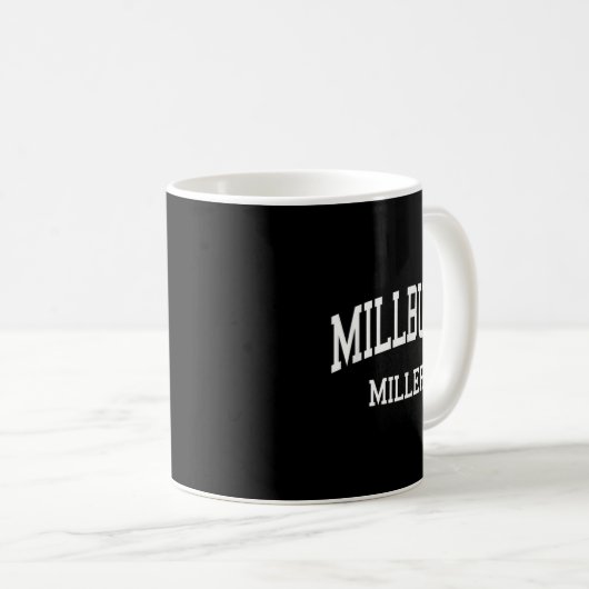 Millburn High School Hs Millburn Nj Retro Srts Kaffeetasse (VorderseiteRechts)