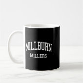 Millburn High School Hs Millburn Nj Retro Srts Kaffeetasse (Links)