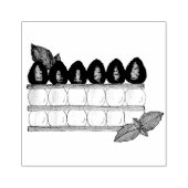 Mille Feuille French Food Puff Pastry Raspberries Gummistempel (Prägung)