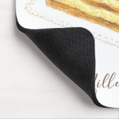 Mille-feuille Konditorei Aquarell Mousepad (Ecke)