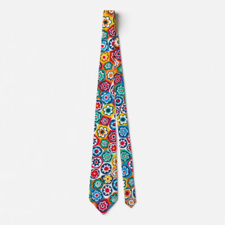 Mille Fiori Gemustert Neck Tie Krawatte