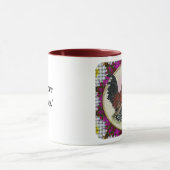 Mille Fleur Crosshatch Blume Tasse (Zentrum)