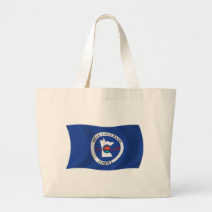 Mille Lacs Band Reservation Flag-Tasche Jumbo Stoffbeutel