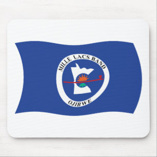 Mille Lacs Band Reservations-Flagge-Mauspad Mousepad