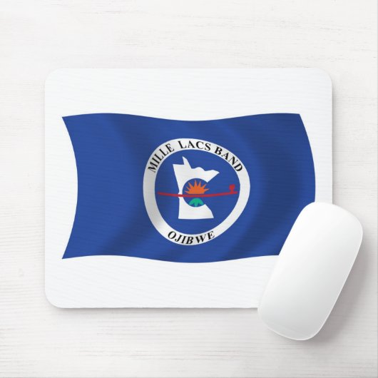 Mille Lacs Band Reservierungsflagge Mousepad (Mit Mouse)