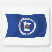 Mille Lacs Band Reservierungsflagge Mousepad (Vorne)