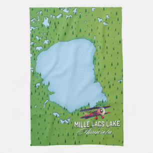 mille lacs see Minnesota Reiseplan. Geschirrtuch